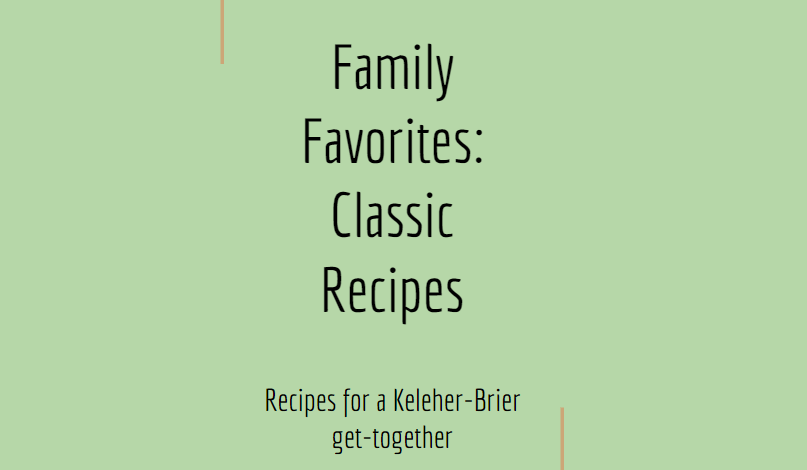Family Favorites: Classic Recipes