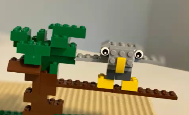 Owl Habitat with Lego
