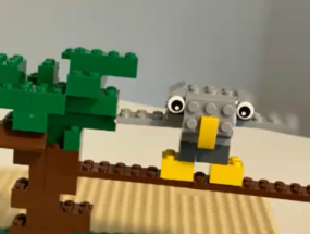 Owl Habitat with Lego
